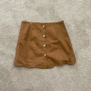 Brown skirt